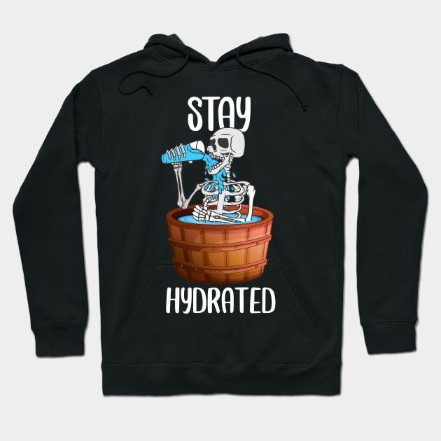 Stay Hydrated | Water Skeleton Hoodie by Denotation